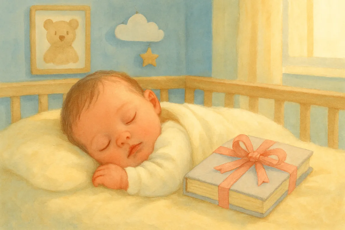 Personalisiertes Geschenk zur Geburt & fürs Patenkind: ein Buch fürs Leben