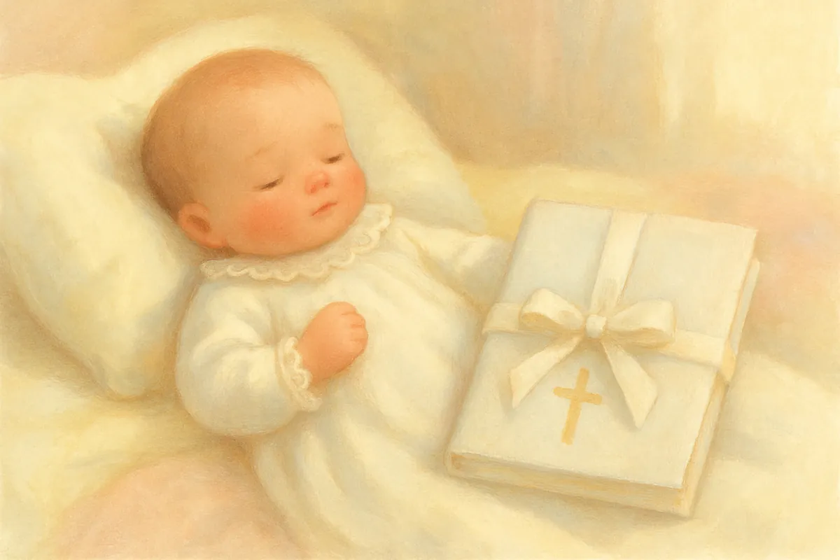 Personalisiertes Taufgeschenk: ein Buch, das ein Leben lang bleibt