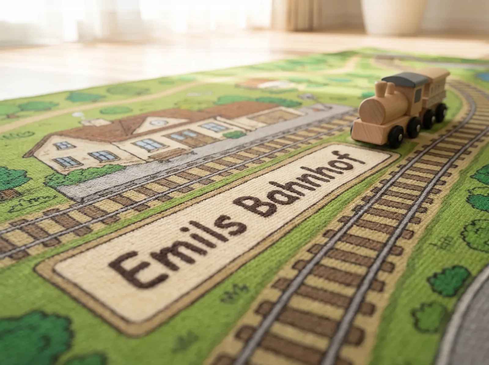Spielteppich „Eisenbahn“ – Ansicht 2